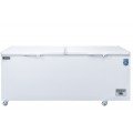 Dukers BD/BG-520 59-1/4(w) inch (2)Solid Top Door(s) Commercial Chest Freezer, (2)Basket(s), 16.10Cu.ft, Casters, 2/7hp, 110v/60/1-ph, ETL Listed