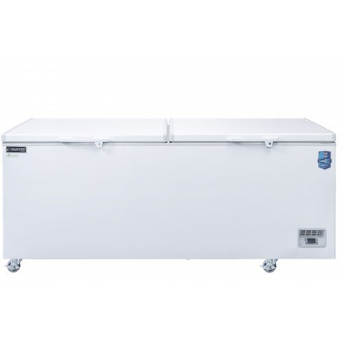 Dukers BD/BG-520 59-1/4(w) inch (2)Solid Top Door(s) Commercial Chest Freezer, (2)Basket(s), 16.10Cu.ft, Casters, 2/7hp, 110v/60/1-ph, ETL Listed