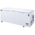 Dukers BD/BG-520 59-1/4(w) inch (2)Solid Top Door(s) Commercial Chest Freezer, (2)Basket(s), 16.10Cu.ft, Casters, 2/7hp, 110v/60/1-ph, ETL Listed