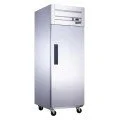 Dukers D28AR 27-1/2(w) inch (1)Solid Swing Door(s) Top Mount Reach-in Upright Refrigerators, 17.79Cu.ft, (4)Shelve(s), 1/5hp, 115v/60/1, Casters, ETL Listed