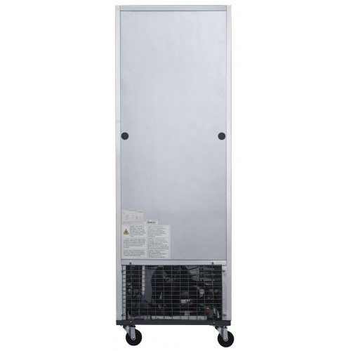 Dukers D28F 27-1/2(w) inch (1)Solid Swing Door(s) Bottom Mount Reach-Ins Upright Freezers, 17.79Cu.ft, (4)Shelve(s), 3/4hp, 115v/60/1-ph, Casters, ETL Listed