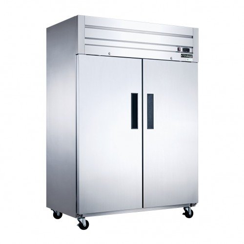 Dukers D55AR 55 inch 2-Door Top-Mount Reach-In Refrigerator