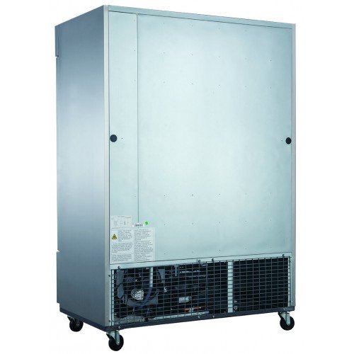 Dukers D55F 55(w) inch (2)Solid Swing Door(s) Bottom Mount Reach-in Upright Freezers, 40.74Cu.ft, (8)Shelve(s), 1hp, 115v/60/1-ph, Casters, ETL Listed