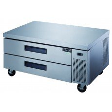 Dukers DCB48-D2 48(w) inch (2)Solid Drawer(s) Refrigerated Chef Base, 1/5hp, 110v/60/1-ph, Casters, ETL Listed