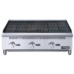 Dukers DCCB36 Radiant Broilers, (3)Burner(s), Countertop, Natural Gas, 105k Total BTU/Hr, 36(w) x 28-3/4(d) x 15-3/8(h) inch, CSA Listed