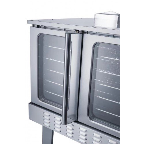 Dukers DCCOG1 41-7/10(w) inch Single Deck Full Size Convection Oven, (3)Burner(s), Natural Gas, 54k Total BTU/Hr, CSA Listed