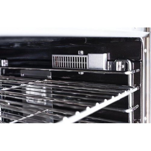 Dukers DCCOG2 41-7/10(w) inch Double Deck Full Size Convection Oven, (6)Burner(s), Natural Gas, 108k Total BTU/Hr, CSA Listed