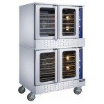 Dukers DCCOG2 41-7/10(w) inch Double Deck Full Size Convection Oven, (6)Burner(s), Natural Gas, 108k Total BTU/Hr, CSA Listed