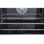Dukers DCCOG2 41-7/10(w) inch Double Deck Full Size Convection Oven, (6)Burner(s), Natural Gas, 108k Total BTU/Hr, CSA Listed