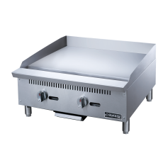 Dukers DCGM24 24(w) inch Griddle, (2)Burner(s), ¾ inch Thick Plate, Manual, Natural Gas, 60k Total BTU/Hr, CSA Listed