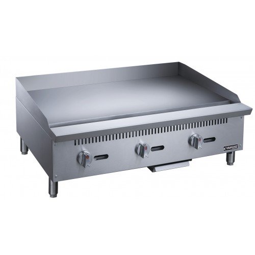 Dukers DCGMA36 36(w) inch Griddle, (3)Burner(s), 1 inch Thick Plate, Manual, Natural Gas, 90k Total BTU/Hr, CSA Listed