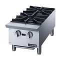 Dukers DCHPA12 Hot Plates, (2)Burner(s), Counter Top, 56k Total BTU/Hr, Natural Gas, 12(w) x 28-3/4(d) x 13-3/8(h) inch, CSA Listed