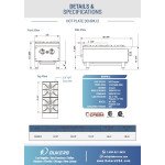 Dukers DCHPA12 Hot Plates, (2)Burner(s), Counter Top, 56k Total BTU/Hr, Natural Gas, 12(w) x 28-3/4(d) x 13-3/8(h) inch, CSA Listed Dukers DCHPA12 Hot Plates, (2)Burner(s), Counter Top, 56k Total BTU/Hr, Natural Gas, 12(w) x 28-3/4(d) x 13-3/8(h) inch, CSA Listed