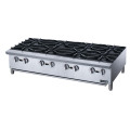 Dukers DCHPB48 48(w) inch Hot Plates, (8)Burner(s), Manual, Counter Top, 224k Total BTU/Hr, Natural Gas, CSA Listed