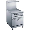 Dukers DCR24-GM 24(w) inch Gas Griddle Ranges, (1)Standard Oven(s), Casters, Natural Gas, 82k Total BTU/Hr, CSA Listed