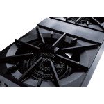 Dukers DCSPB2 (4)Burner(s) Double Stockpot Range, Natural Gas, 18(w) x 42-1/4(d) x 18(h) inch, 160k Total BTU/Hr, CSA Listed