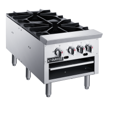 Dukers DCSPB2 Double Stockpot Range, (4)Burner(s), Natural Gas, 18(w) x 42-1/4(d) x 18(h) inch, 160k Total BTU/Hr, CSA Listed