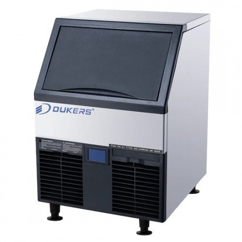 Dukers DIM300 30(w) inch Self-Contained Ice Maker, (312)lb(s)/24hr, Half Cube, Air-Cooled, 115v/60/1-ph, ETL Listed 