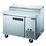 Dukers DPP44 44-1/4 inch Refrigerated Pizza Prep Table