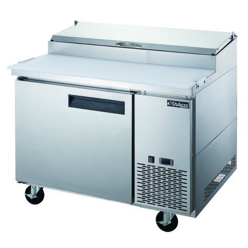 Dukers DPP44 44-1/4 inch Refrigerated Pizza Prep Table