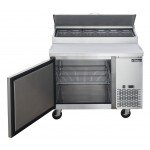 Dukers DPP44 44-1/4 inch Refrigerated Pizza Prep Table