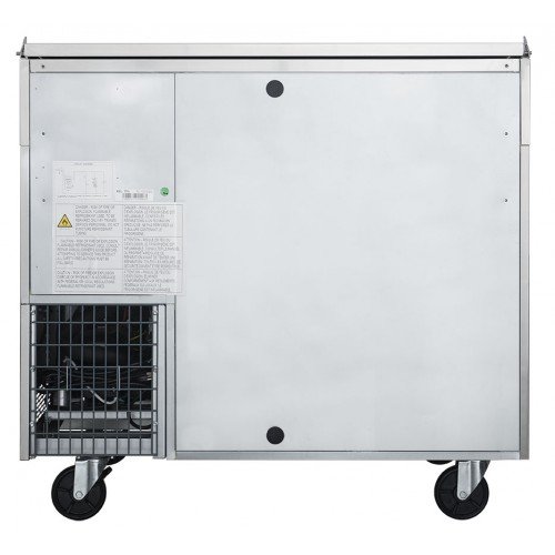 Dukers DPP44 44-1/4 inch Refrigerated Pizza Prep Table