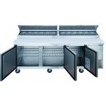 Dukers DPP90 90-3/8 inch Refrigerated Pizza Prep Table