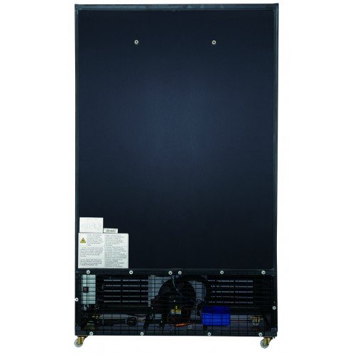 Dukers DSM-33R 39-3/8(wide) inch (2)Glass Swing Door(s) Bottom Mount Merchandiser Refrigerators, (10)Shelve(s), 33.55Cu.ft, 1/3hp, 115v/60/1-ph, Casters, ETL Listed