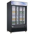 Dukers DSM-47SR 54-1/8 inch Bottom Mount Merchandiser Refrigerator, 47.67 Cu. Ft., 2 Sliding Glass Doors