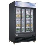 Dukers DSM-47SR 54-1/8 inch Bottom Mount Merchandiser Refrigerator