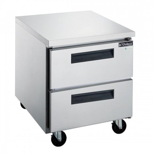 Dukers DUC29R-D2 29-1/8(w) inch (1)Solid Drawer(s) Undercounter Refrigerator, 6.99Cu.ft, 1/5hp, Casters, 115v/60/1-ph, ETL Listed