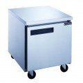 Dukers DUC29R 29-1/8(w) inch (1)Solid Swing Door(s) Undercounter Refrigerator, 6.99Cu.ft, (1)Shelve(s), 1/7hp, Casters, 115v/60/1-ph, ETL Listed