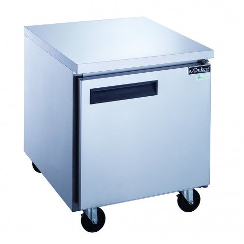 Dukers DUC29R 29-1/8(w) inch (1)Solid Swing Door(s) Undercounter Refrigerator, 6.99Cu.ft, (1)Shelve(s), 1/7hp, Casters, 115v/60/1-ph, ETL Listed