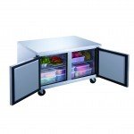 Dukers DUC36R 36-1/8(w) inch (2)Solid Swing Door(s) Undercounter Refrigerator, 9.6Cu.ft, (2)Shelve(s), 1/5hp, Casters, 115v/60/1-ph, ETL Listed