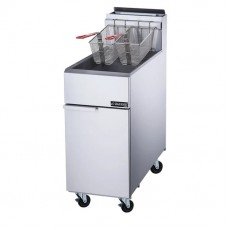 Dukers DCF4-LPG 50 lb Liquid Propane Commercial Deep Fryer, 120K BTU