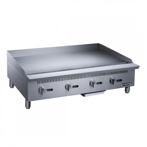 Dukers DCGT48 48 inch Thermostatic Gas Griddle with 4 Burners