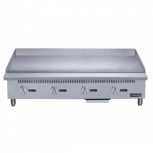 Dukers DCGT48 48 inch Thermostatic Gas Griddle with 4 Burners