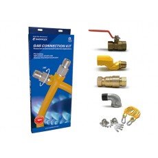 EasyFlex EFGC-FS-034-K1-36 36 inch Length Commercial Gas Connector Kits, 3/4 MIP x 3/4 MIP inch, CSA Listed, 1 set EasyFlex EFGC-FS-034-K1-36 36 inch Length Commercial Gas Connector Kits, 3/4 MIP x 3/4 MIP inch, CSA Listed, 1 set