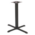 TB2230 Black Cast Iron Cross Table Base, 22 x 30 x 28 inch, 1 each