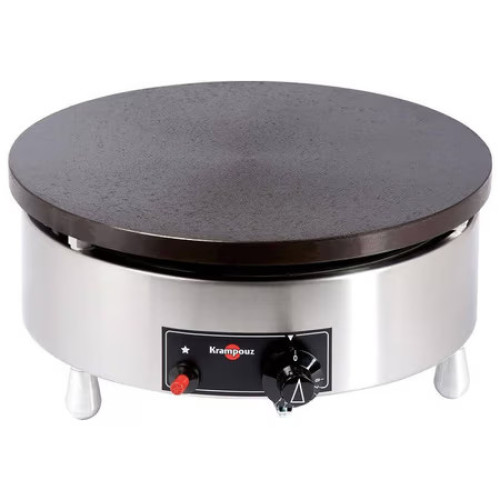 Eurodib Krampouz CGBIP4 15.8 inch Crepe Maker, Cast Iron, (1)Burner(s), Natural Gas, 21.5k Total BTU/Hr, ETL Listed
