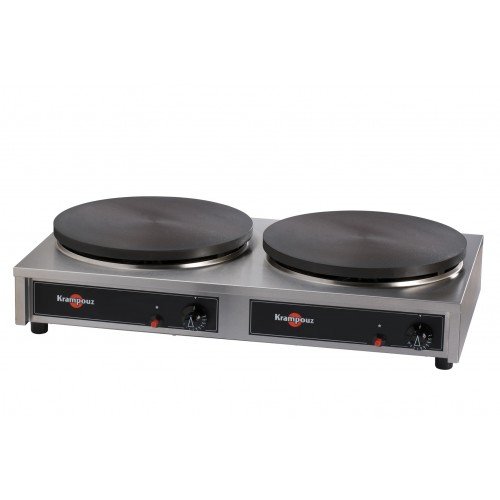 Eurodib CGCIM4 Krampouz Double Crepe Maker, 15.8 inch, Nat Gas/LP, ETL Listed