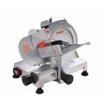 Eurodib HBS220JS Electric Manual Meat Slicer, 9 inch Stainless Steel Blade, Belt Drive, 120w, 1.1amps, 120v/60/1-ph, ETL Listed