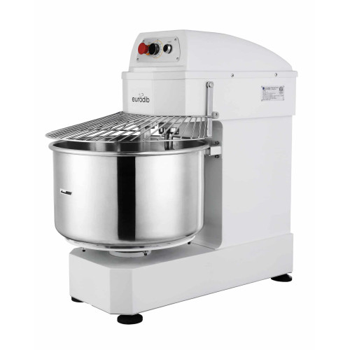Eurodib LM50TETL Spiral Mixers, 50qt Capacity, belt Drive, Timer, Floor Model, 3080w, 14amp, 220v/60/1-ph, ETL Listed