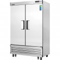 Everest EBSR2 49-5/8(w) inch (2)Solid Door(s) Bottom Mount Upright Reach-In Refrigerator, 48Cu.ft, (6)Shelve(s), Casters, 1/3hp, 115v/60/1-ph, 1/3hp, ETL/NSF Listed