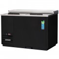 Everest EGC50 49-1/2(w) inch (2)Solid Sliding Lid Glass/ Plate Chillers, 15Cu.ft, ½hp, (5)Shelve(s), 115v/60/1-ph, ETL/NSF Listed