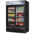 Everest EMGR48B 53-1/8(w) inch (2)Sliding Glass Door(s) Merchandiser Refrigerator, Black, (8)Shelve(s), 48Cu.ft, (448)20oz Bottle(s), 1/2hp, 115v/60/1-ph, ETL/NSF Listed, Energy Star