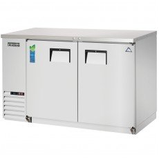 Everest EBB48-SS 49(w) inch Back Bar Refrigerator, (2)Solid Hinged Door(s), (344)12oz Bottle(s), (4)Shelve(s), 14Cu.ft, 1/4hp, 115v/60/1-ph, ETL/NSF Listed