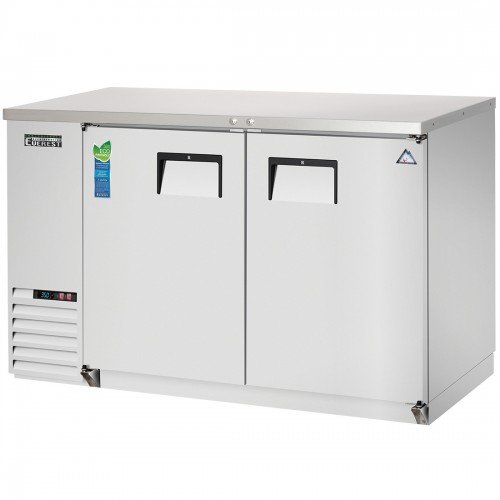 Everest EBB48-SS 49(w) inch Back Bar Refrigerator, (2)Solid Hinged Door(s), (344)12oz Bottle(s), (4)Shelve(s), 14Cu.ft, 1/4hp, 115v/60/1-ph, ETL/NSF Listed