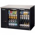 Everest EBB48G-24 49(w) inch Back Bar Refrigerator, (2)Glass Hinged Door(s), (4)Shelve(s), Black, (294)12oz Bottle(s), 13Cu.ft, 1/4hp, 115v/60/1-ph, ETL/NSF Listed