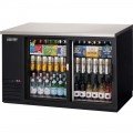 Everest EBB59G-SD 57-3/4(w) inch Back Bar Refrigerator, (2)Sliding Glass Door(s), (4)Shelve(s), Black, (357)12oz Bottle(s), 17Cu.ft, 1/4hp, 115v/60/1-ph, ETL/NSF Listed